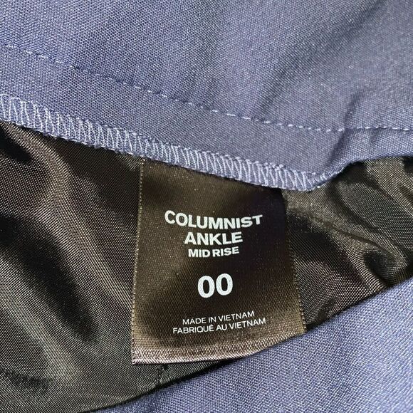 Womens Express Columnist Ankle Mid Rise‎ Dress Casual Work Career Pants - Picture 5 of 9